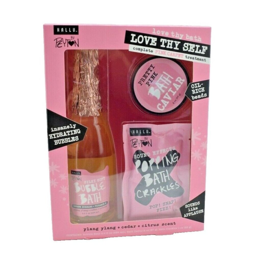 Bubble Bath 3 piece Gift Set Love Thy Self  New Escape by Peyton